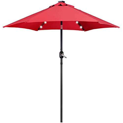 Yaheetech 7.5FT Solar Red