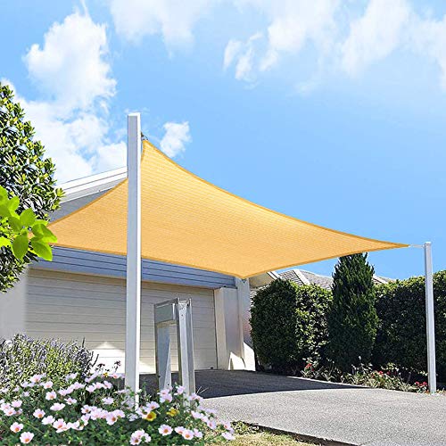 HOMA 19' x 22' Sand Rectangle Sun Shade Sail
