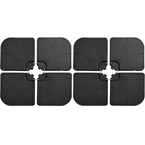 Yaheetech 4‑Piece Fillable Base Stand (Set of 2)