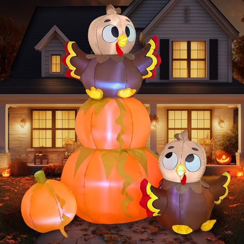 Joiedomi 6 FT Stacking Pumpkin Turkey