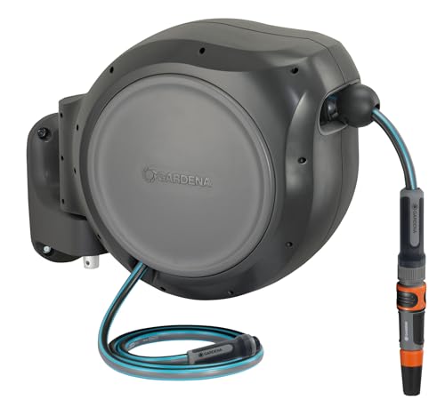 GARDENA (20500) Retractable Garden Hose Reel 50' x 1/2"
