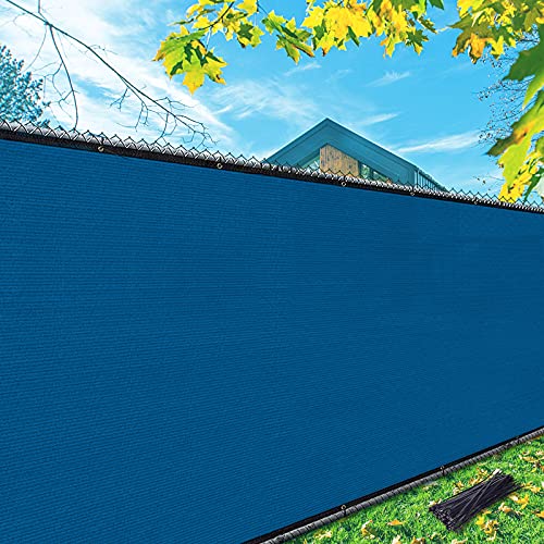 iCover 6x50ft Privacy Screen Fence (Blue)