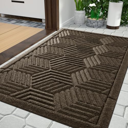 Yimobra Large Door Mat 36x24 (Brown)
