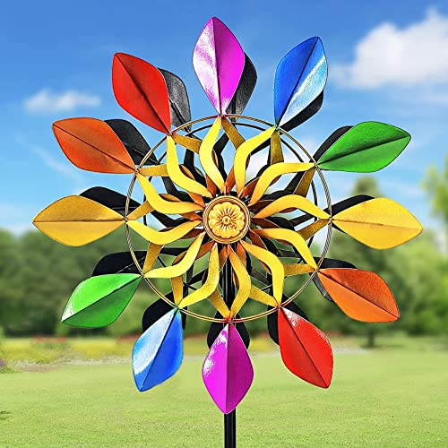 63 Inch Kinetic Wind Spinners (Rainbow)