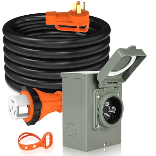 WELLUCK 25FT 50A Generator Cord Kit
