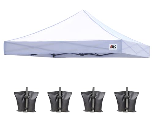 ABCCANOPY Replacement Top 8x8 (White)