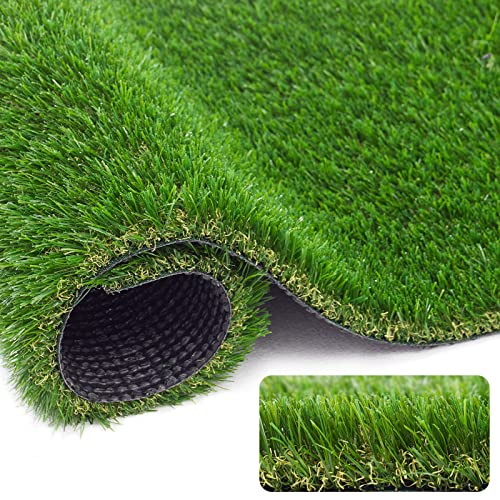 1.38" Artificial Turf Grass,13FT x 49FT Fake Grass Rug Indoor Outdoor,Realistic High-Density Durable Artificial Turf Carpet for Dogs Pets Garden Lawn Landscape