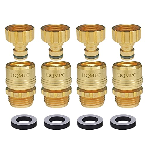 HQMPC Garden Hose Quick Connect No Pb Solid Brass (4)