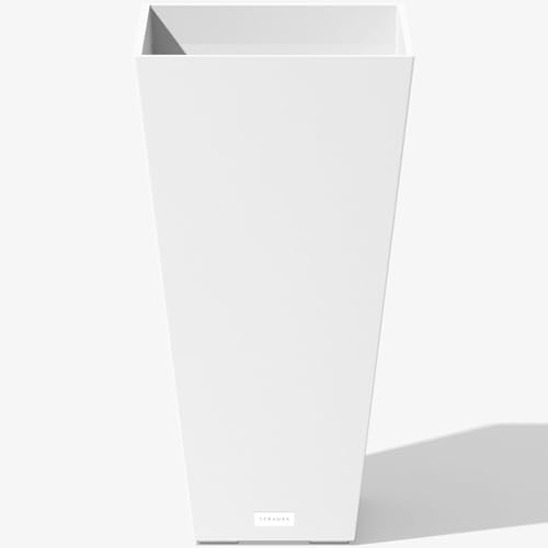 Veradek V-Resin 30" Taper Planter (White)