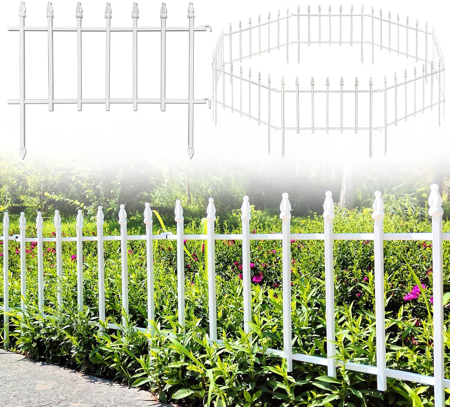 Thealyn Metal Decorative Garden Fence