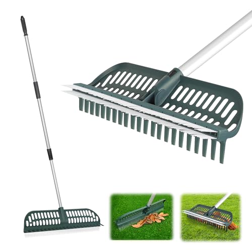 ORIENTOOLS Garden Leaf Rake 2 in 1