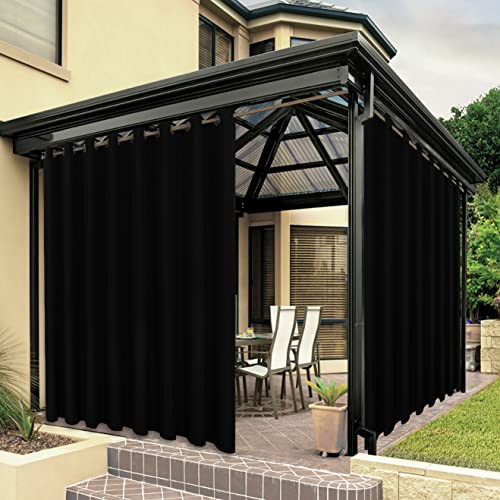 BONZER Wide Outdoor Curtains (110W x 108L)