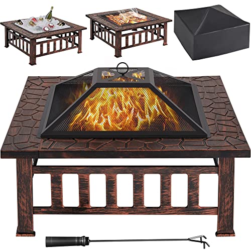 Yaheetech 34in Fire Pit (Premium)