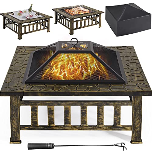 Yaheetech 34in Fire Pit (Budget)
