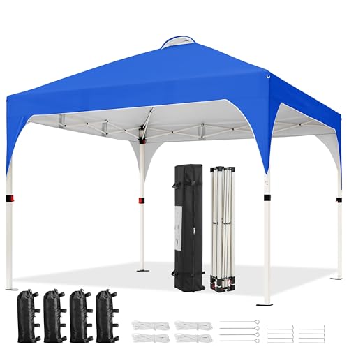 Yaheetech 10x10 Pop Up Canopy Tent (Blue)