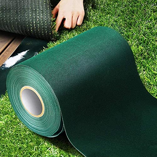 TYLife Artificial Grass Tape,6" X98'Self Adhesive Artificial Grass Seaming Tape,Synthetic Fake Grass Turf Tape for Lawn, Indoor Outdoor Carpet Jointing, Connecting Garden Pet Rug,Turf Mat