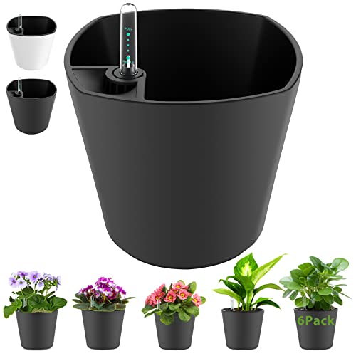 GS Garden 7 Inch Self Watering Pots
