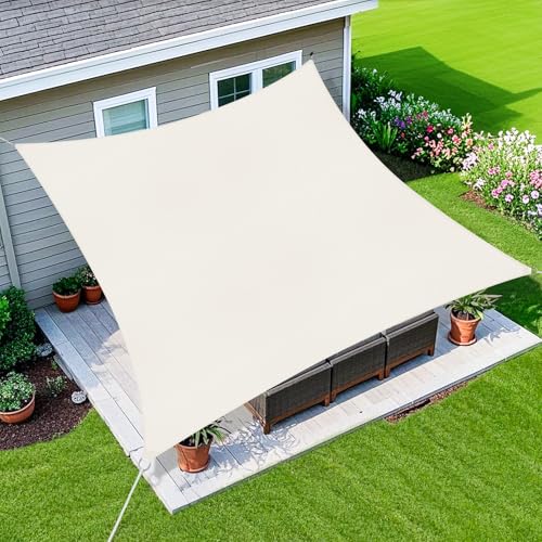 Amagenix Sun Shade Sail 16'X20' Curved Edge (Cream)