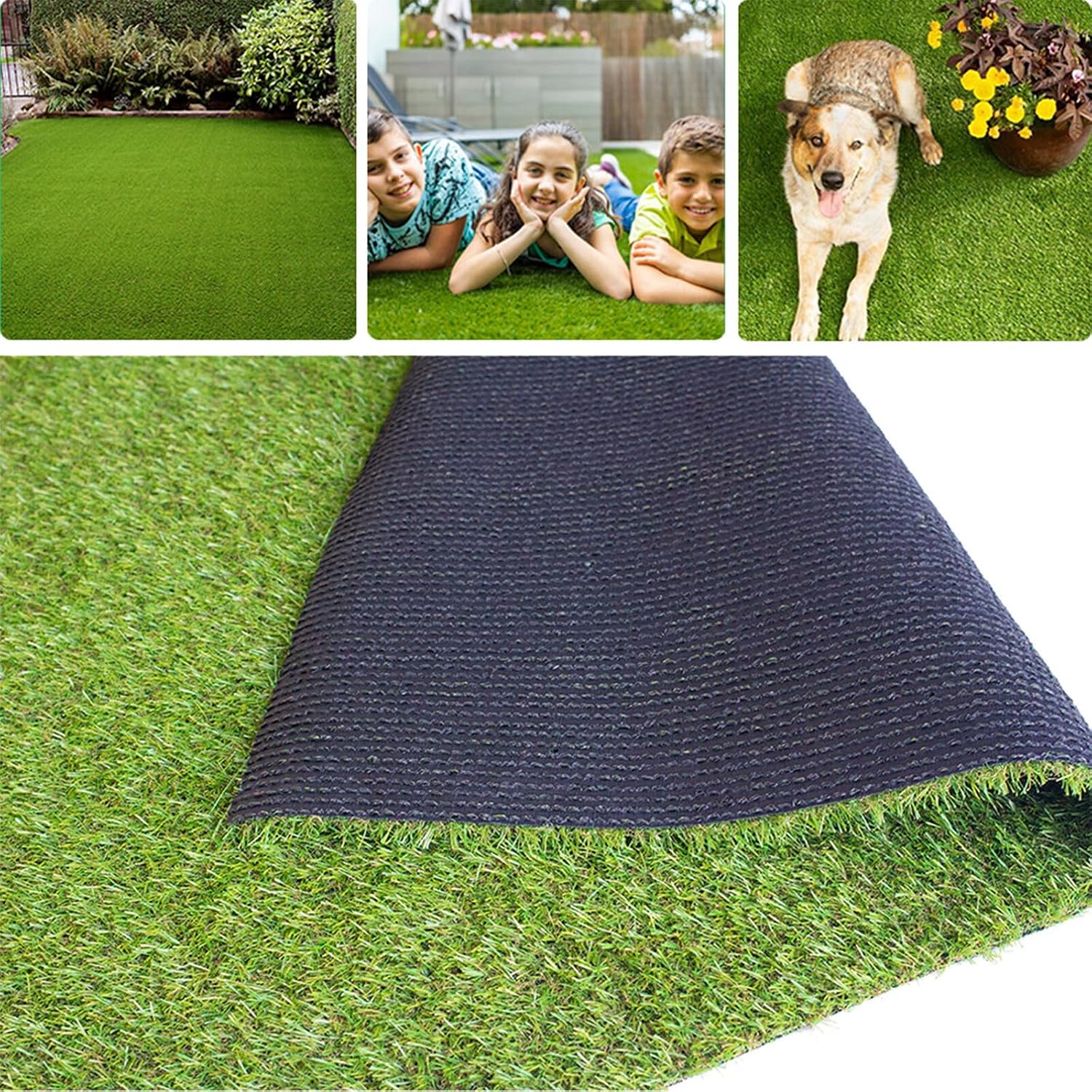 NINXANG Artificial Grass Rug 4x10 ft