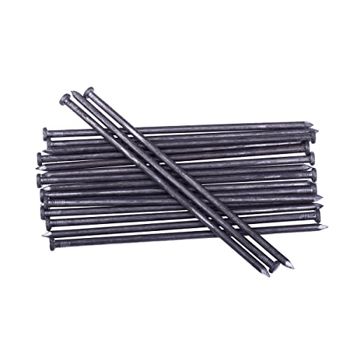 Metal Landscape Edging Anchoring Spikes, 100PCS 10 Inch Landscape Paver Edging Anchoring Spikes for Artificial Turf, Weed Barrier, Tent Spikes, Camping (100)
