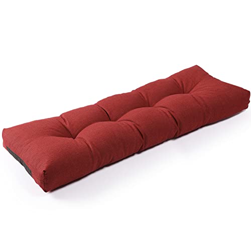 SUNROX LokGrip Non Slip Tufted Memory Foam Bench Cushion 54x16x4
