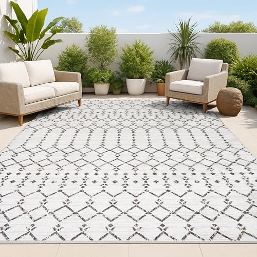 JONATHAN Y Moroccan Rug (Cream/Black)