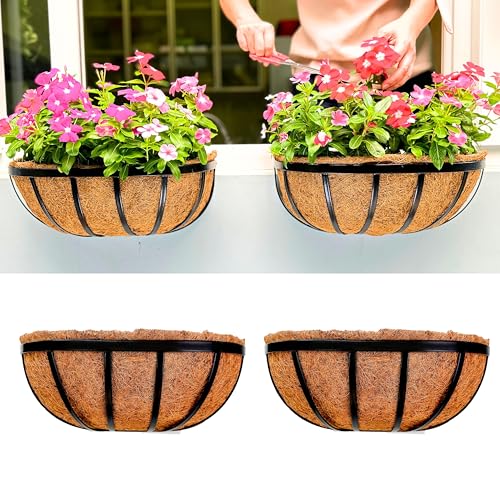 LaLaGreen 16" Deck Railing Planters