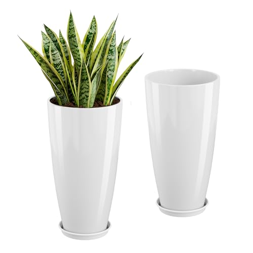 QCQHDU 21 inch Tall Planters (2-Pack)
