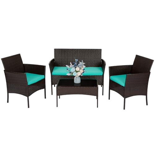 FDW Brown & Blue 4-Piece Set