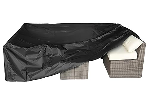 Patio Furniture Cover Waterproof Outdoor Furniture Set Covers Heavy Duty Outside Sectional Sofa Set Covers Outdoor Table and Chair Set Covers Water Resistant Heavy Duty 128" L x 83" W