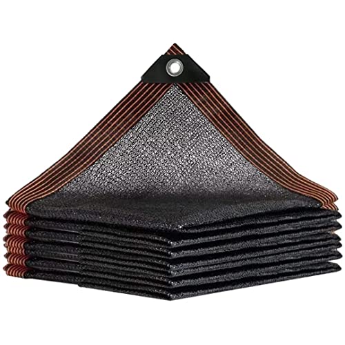 QLOFEI Shade Cloth for Patio, 40-50% Sunblock Mesh Tarp Shade Cloth with Grommets, Sun Protection Neting Cover for Garden Kennel Chicken Coop Pergola Greenhouse Plants, 30x30 FT