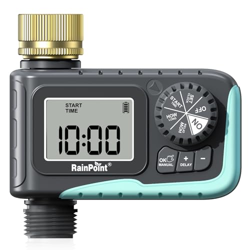 RAINPOINT Sprinkler Timer with Brass Swivel