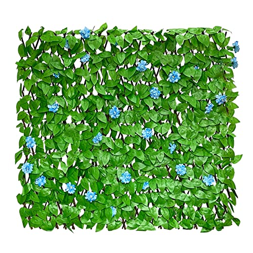 GLANT Faux Ivy with Blue Flowers