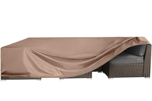 Patio Furniture Set Cover Waterproof Outdoor Furniture Covers Heavy Duty Outdoor Sectional Sofa Set Cover Dining Table and Chairs Set Covers Water Resistant Large 78" L x 62" W x 30" H