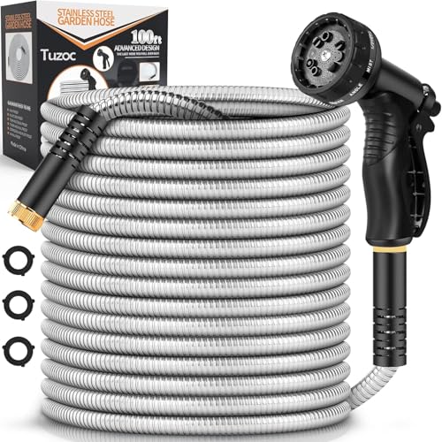 Tuzoc Garden Hose Metal 100FT