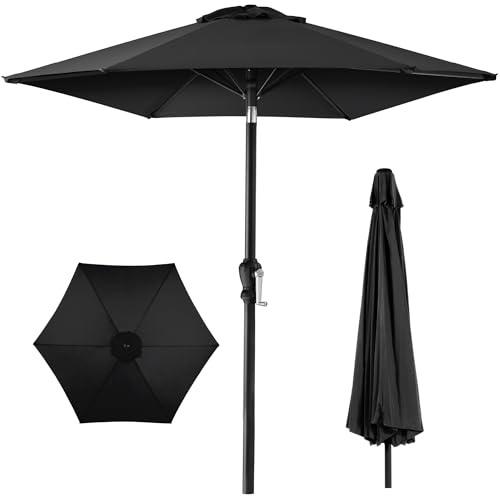 Best Choice Products 10ft Market Umbrella - Black
