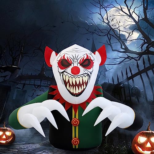 7.5ft Clown Halloween Inflatable
