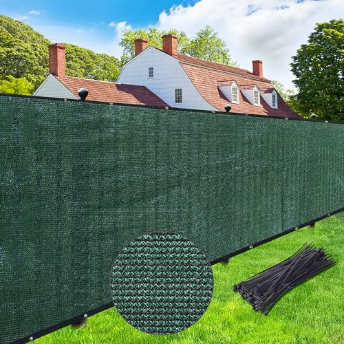 UPGRADE Fence Privacy Screen 8' x 50' (Dark Green)