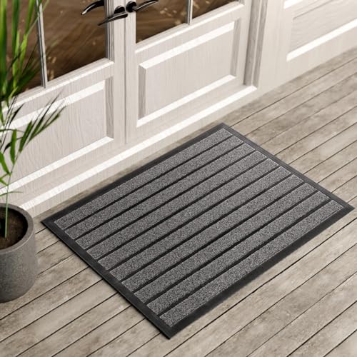 ubdyo Extra Durable Door Mat (Bright Grey)