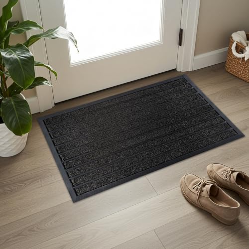 ubdyo Extra Durable Door Mat (Bright Black)