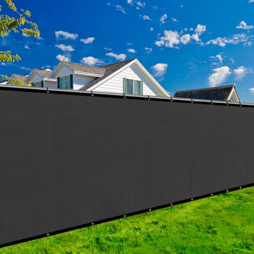 KANAGAWA 4ft x 25ft Privacy Screen Fence, 90% Blockage Heavy Duty 175 GSM Fencing Mesh Net Cover for Outdoor Wall Garden Yard Backyard 40 Cable Zip Ties Included Grey
