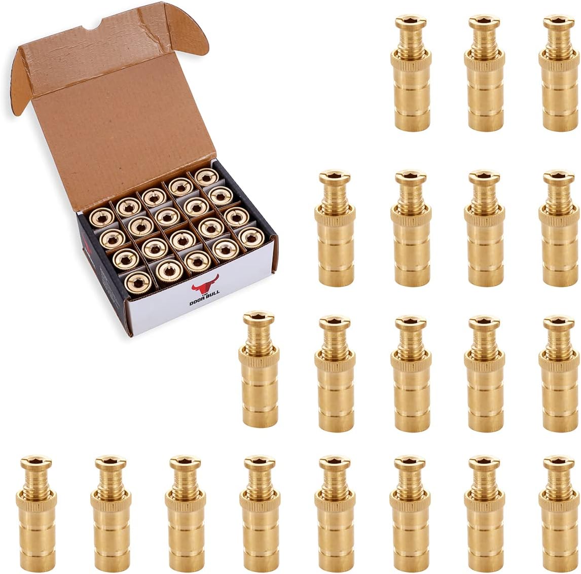 Brass Pool Cover Anchors (20 Pack)