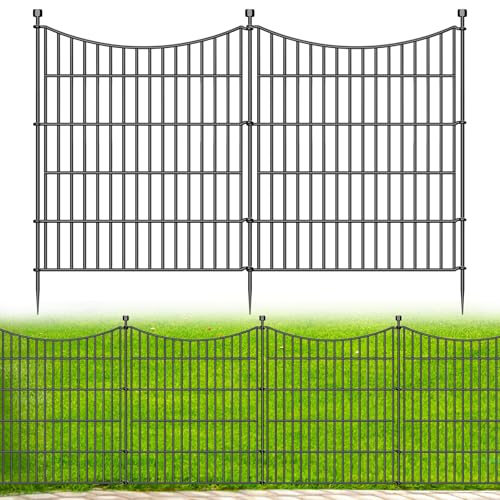 5 Panels No Dig Dog Fence 32in x 12ft