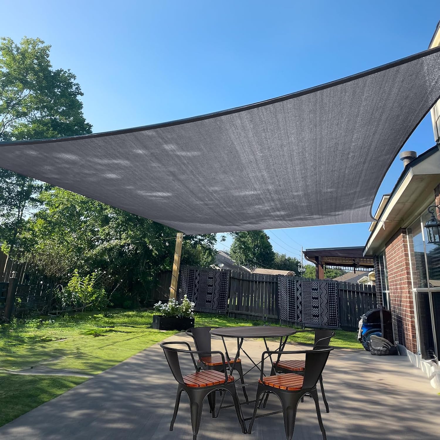 SUNLAX Sun Shade Sail 11' x 13'