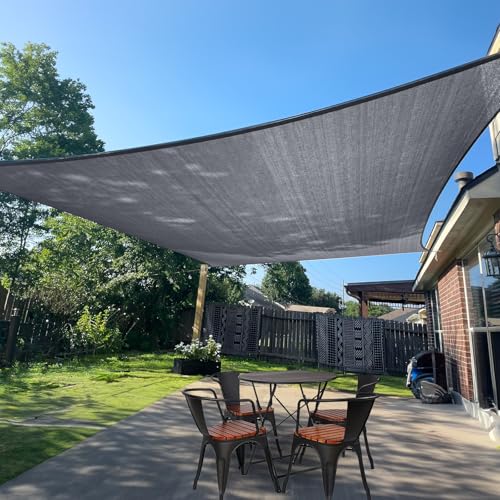 SUNLAX 10' x 19' Dark Grey Shade Sail