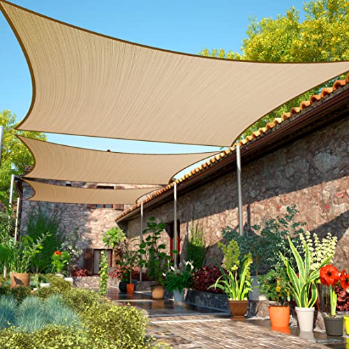 ShadeMart 11' x 14' Sand Beige Rectangle