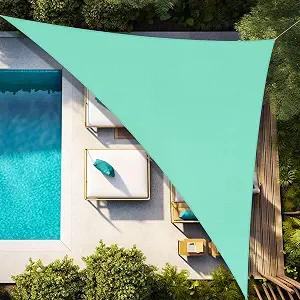Artpuch 8'x10'x12.8' Customize Turquoise Sun Shade Sail