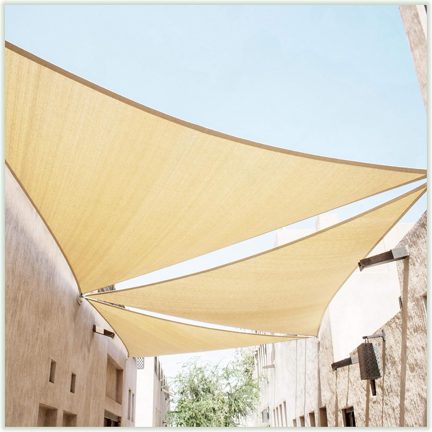 ColourTree 17' x 24' x 29.4' Beige Right Triangle