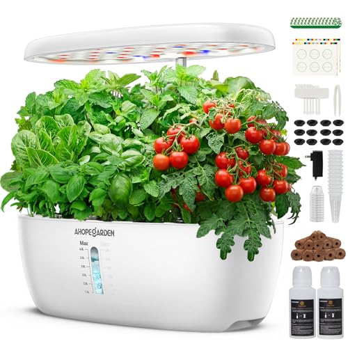 Ahopegarden Indoor 12‑Pod Hydroponics Growing System