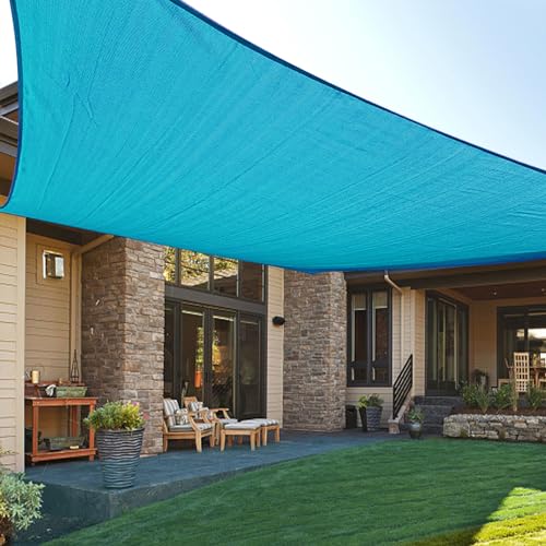 LOVE STORY 14'x20' Turquoise Blue Shade Sail